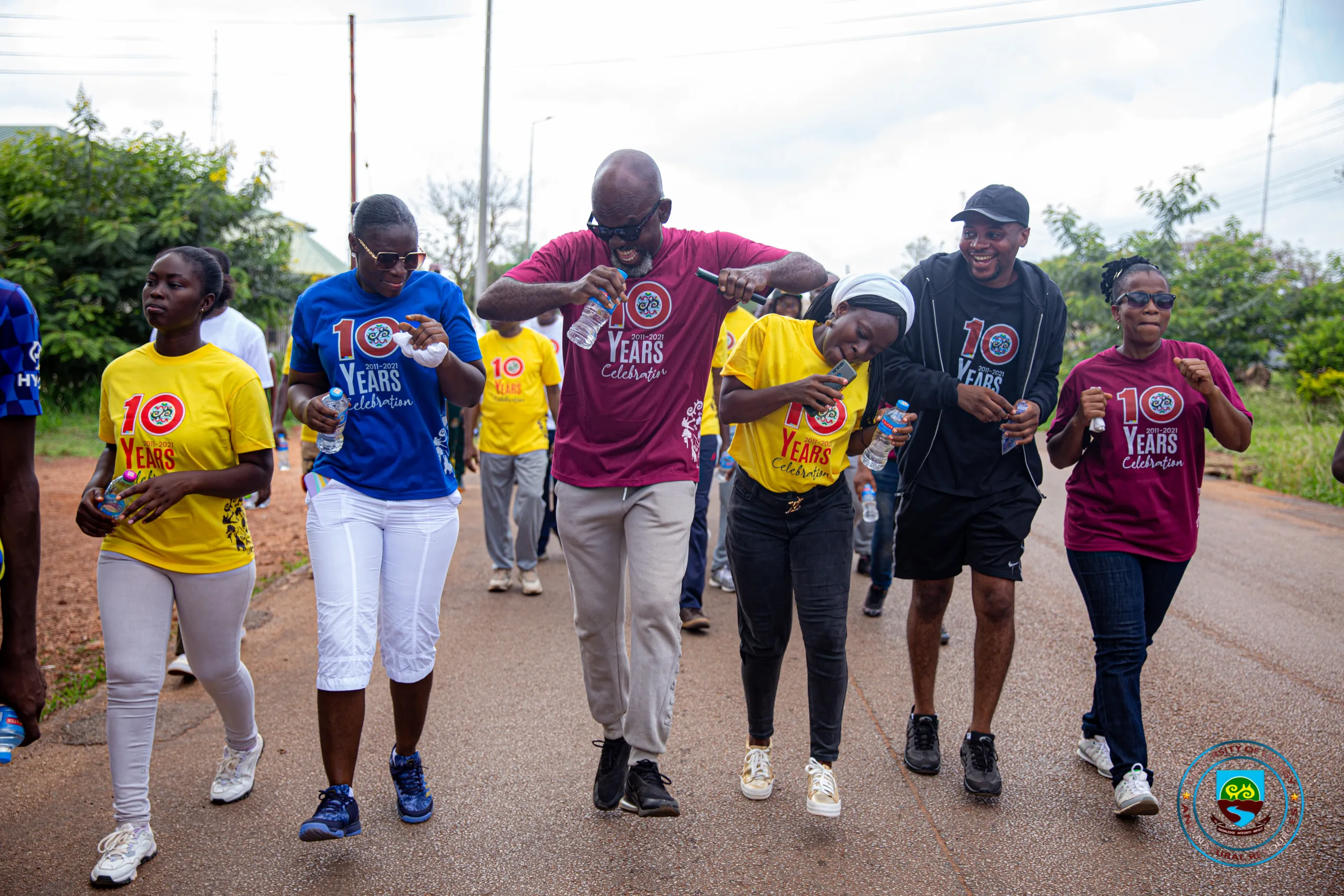 UENR Embarks on 2nd Health Walk Ahead of 10th Anniversary Grand Durbar and 7th Congregation , University of Energy and Natural Resources - Sunyani