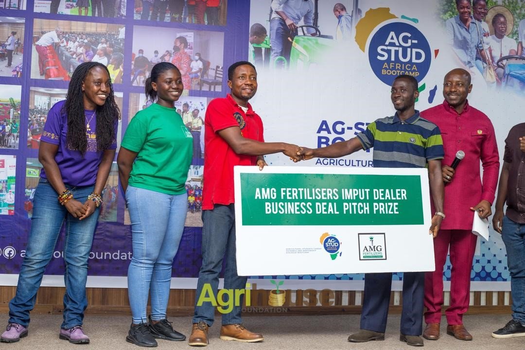 UENR AGRIBUSINESS LEVEL 400 STUDENT CROWNED OVERALL WINNER OF AMG FERTILIZERS INPUT DEALER BUSINESS DEAL PITCH