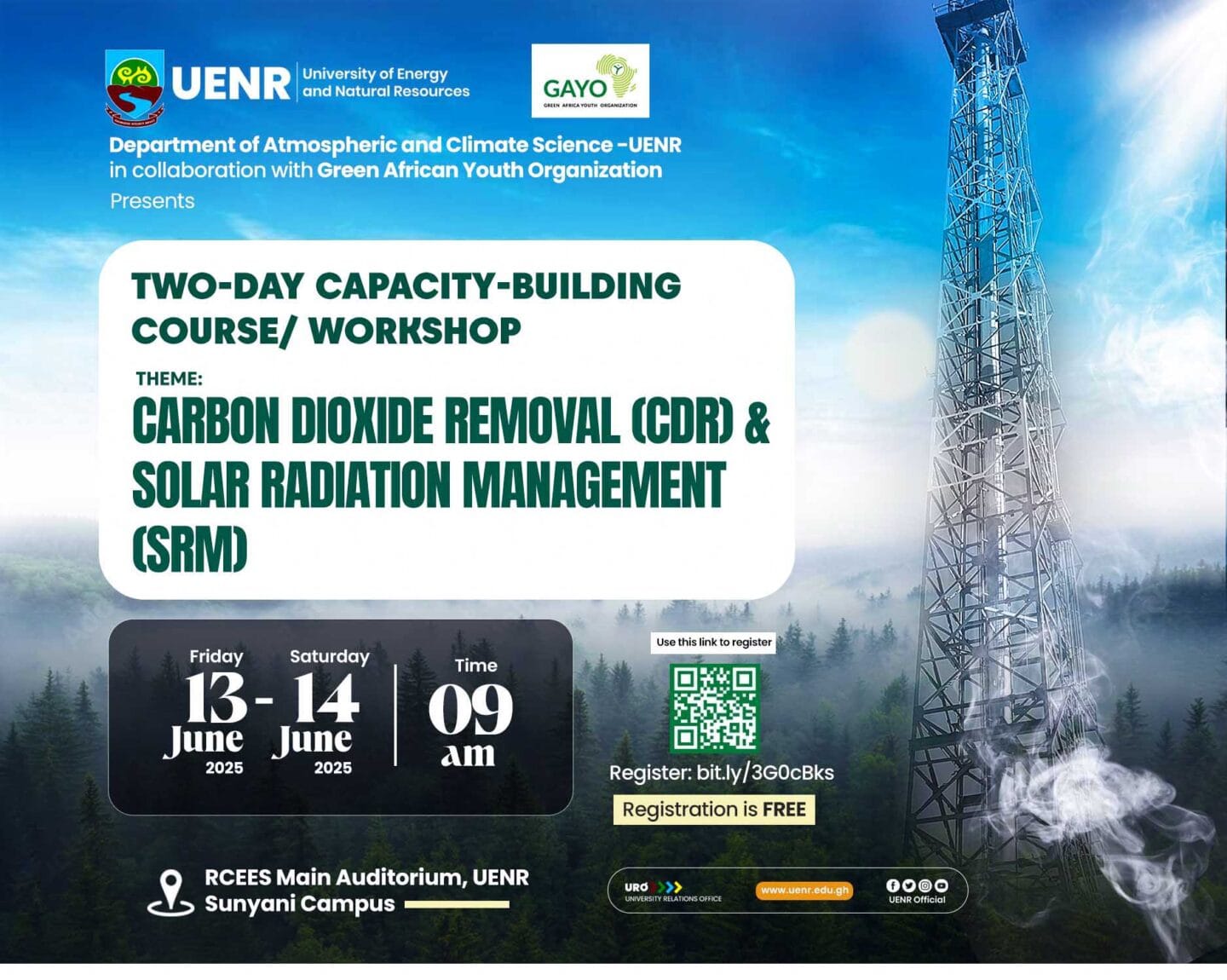 A TWO-DAY CAPACITY - BUILDING WORKSHOP ON CLIMATE CHANGE MITIGATION AND GEO-ENGINEERING 1 A TWO-DAY CAPACITY – BUILDING WORKSHOP ON CLIMATE CHANGE MITIGATION AND GEO-ENGINEERING