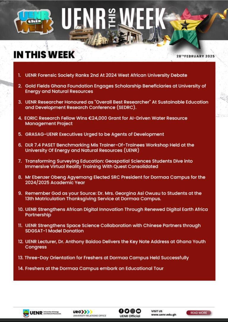 UENR THIS WEEK FEB 28, 2025