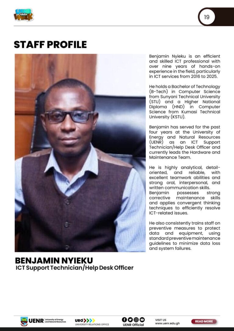 UENR THIS WEEK July 25, 202519