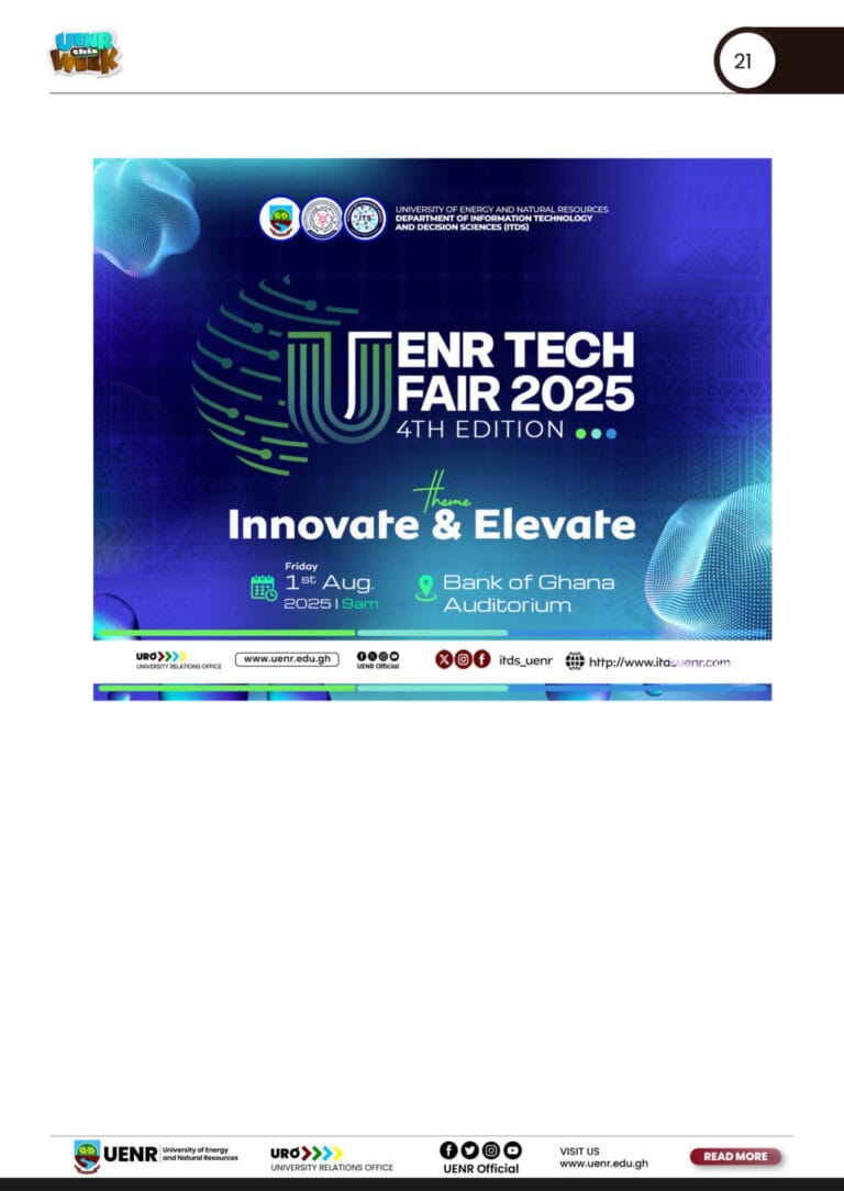 UENR THIS WEEK July 25, 202521