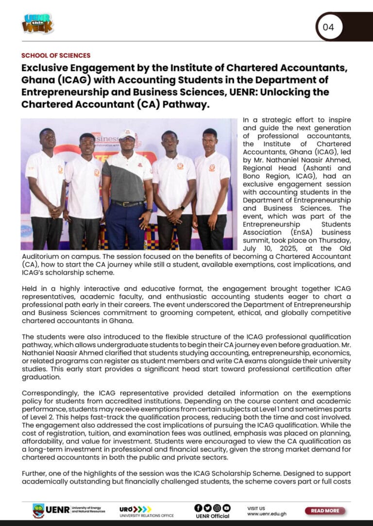 UENR THIS WEEK July 25, 20254