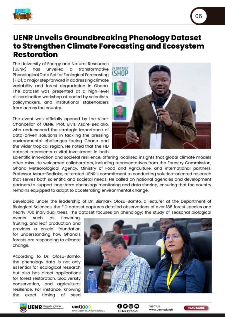UENR THIS WEEK July 25, 20256