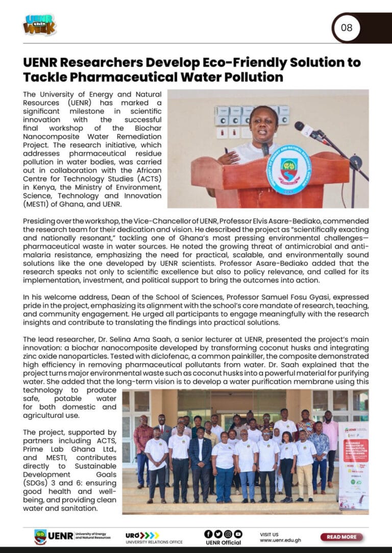 UENR THIS WEEK July 25, 20258