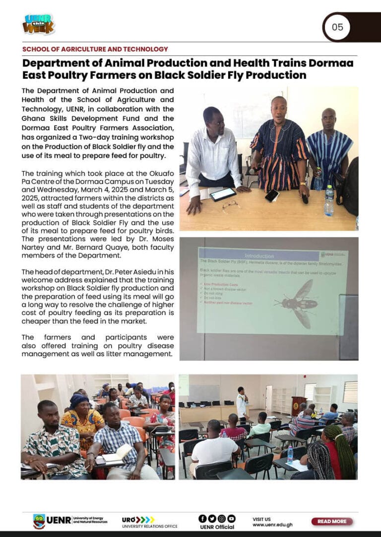 UENR THIS WEEK MAR 14, 20255