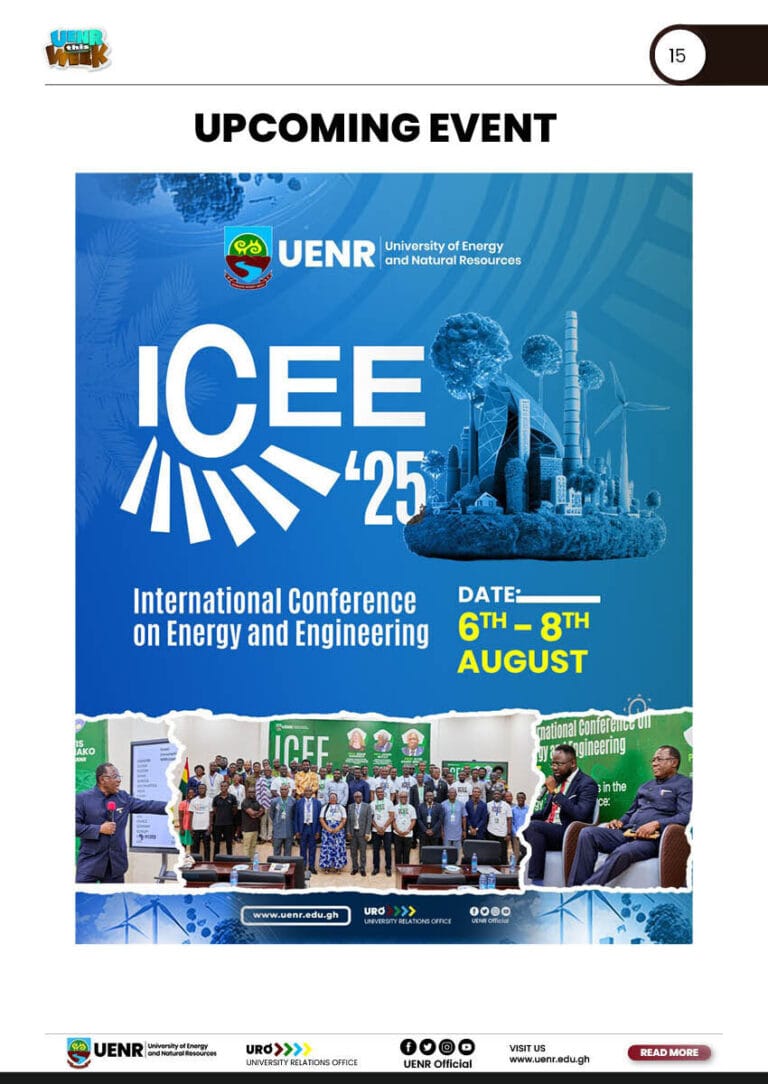 UENR THIS WEEK MAR 14, 20258