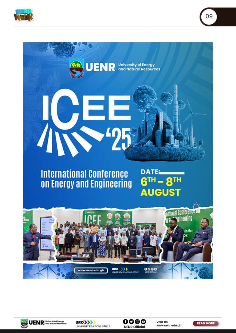 UENR THIS WEEK MAR 21, 20259