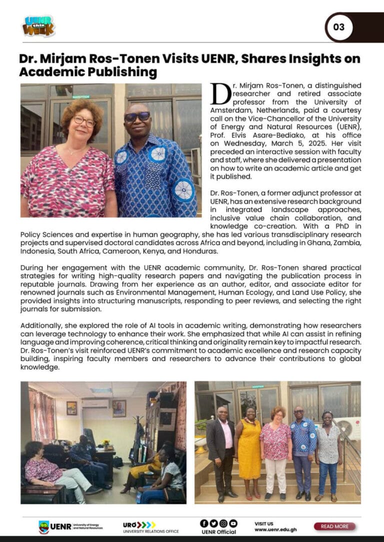 UENR THIS WEEK MARCH 7, 20253
