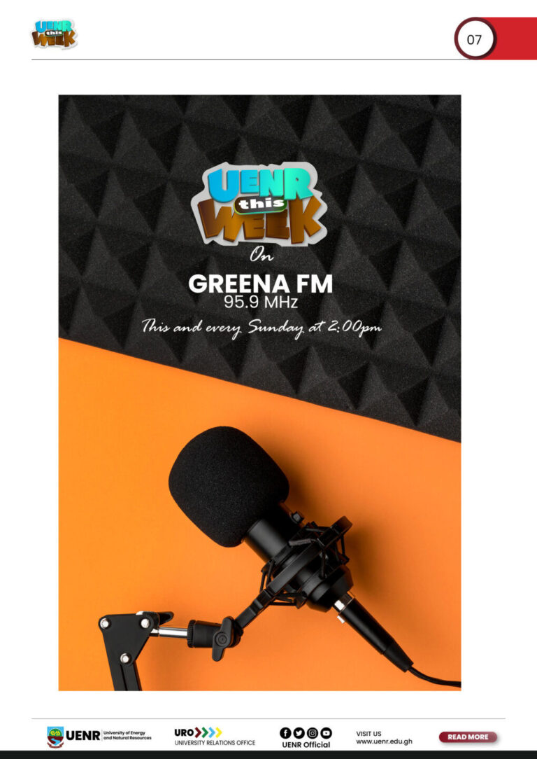 UENR THIS WEEK 7TH JUNE 20247