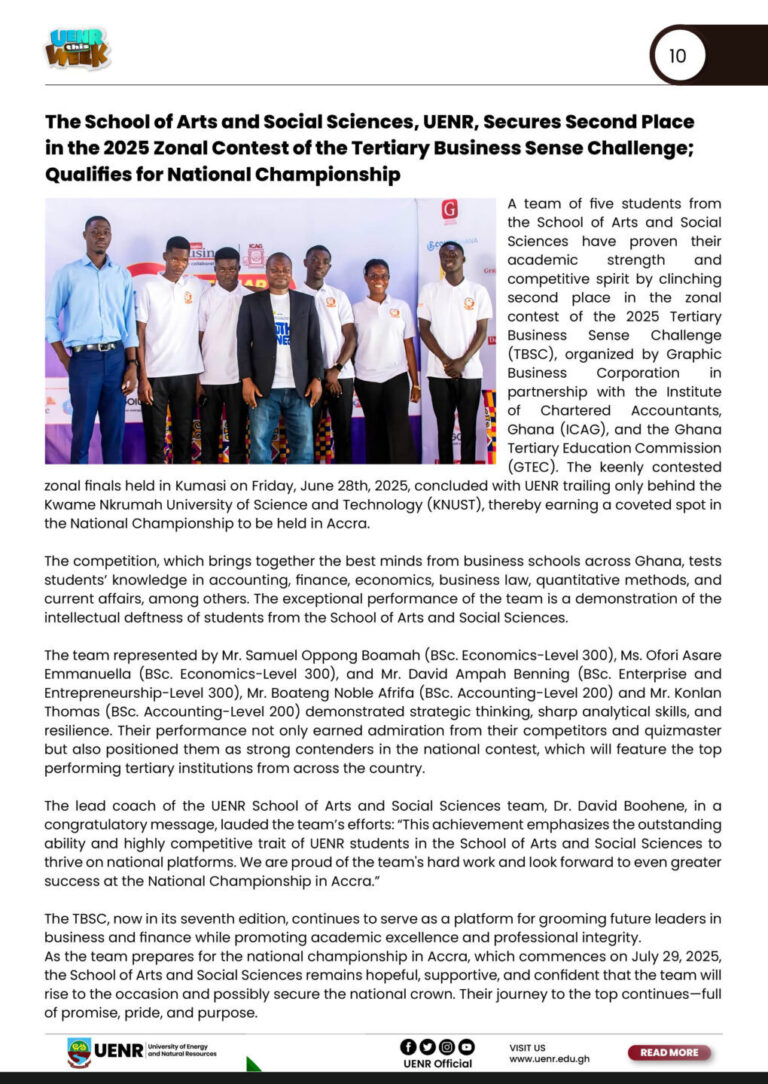 UENR THIS WEEK JULY 11, 202510