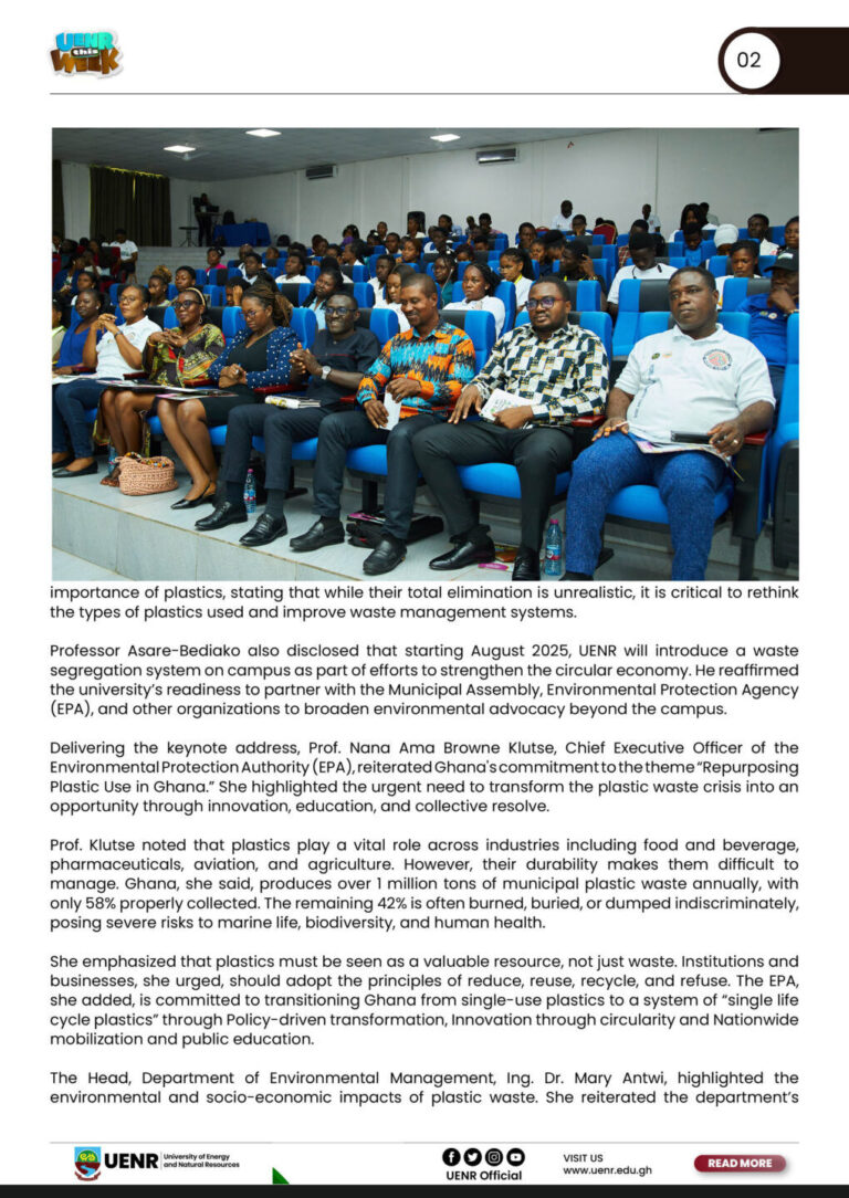 UENR THIS WEEK JULY 11, 20252