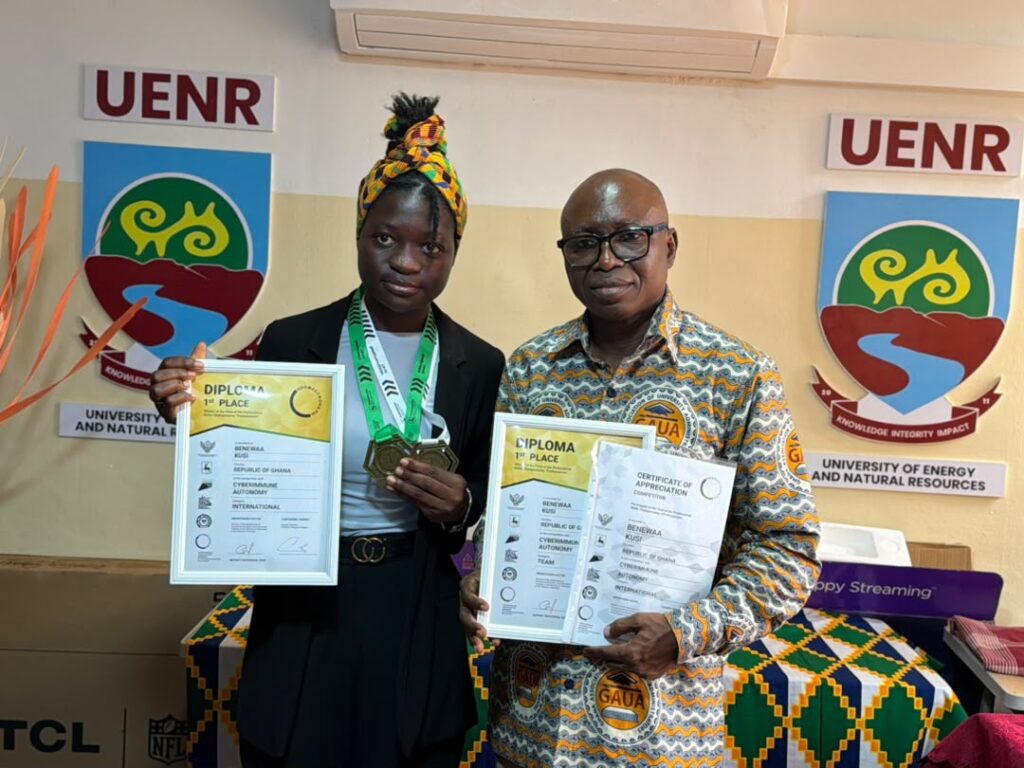 UENR Student Wins Two Gold Medals at Global Professional Skills Championship in Russia 1 WhatsApp Image 2026 07 15 at 5.40.10 PM
