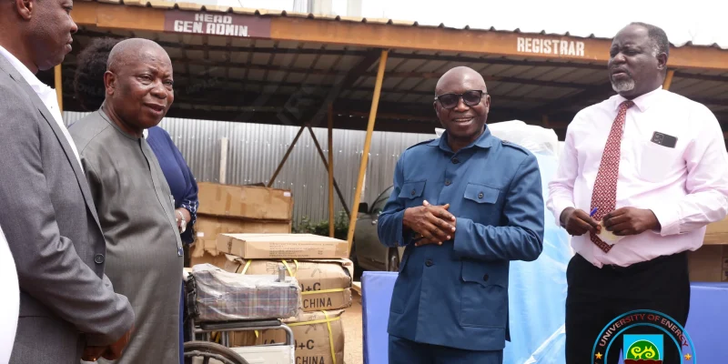 Minister of Health Donates Hospital Equipment to UENR 3 1 jpg